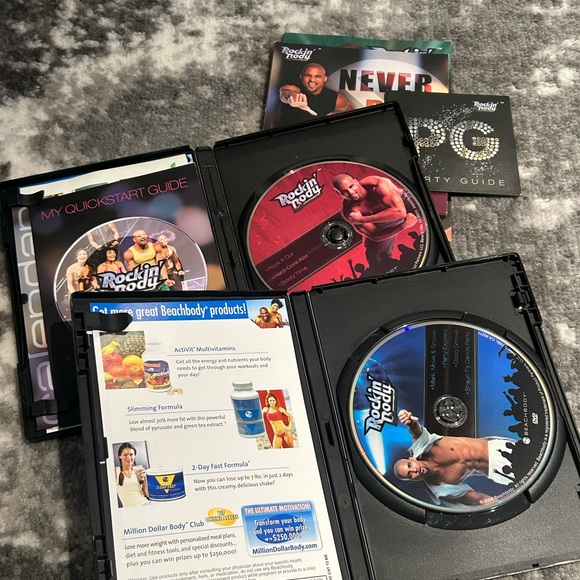 Fitness Pack - Abs Diet Books, Jillian Michaels/Shaun T. Workout DVDs - Picture 6 of 6